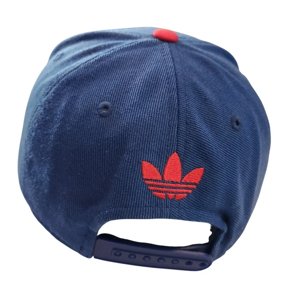 Adidas NBA Los Angeles Clippers Snapback Hat Blue Red LA Logo Cap Mens‎ OSFM
